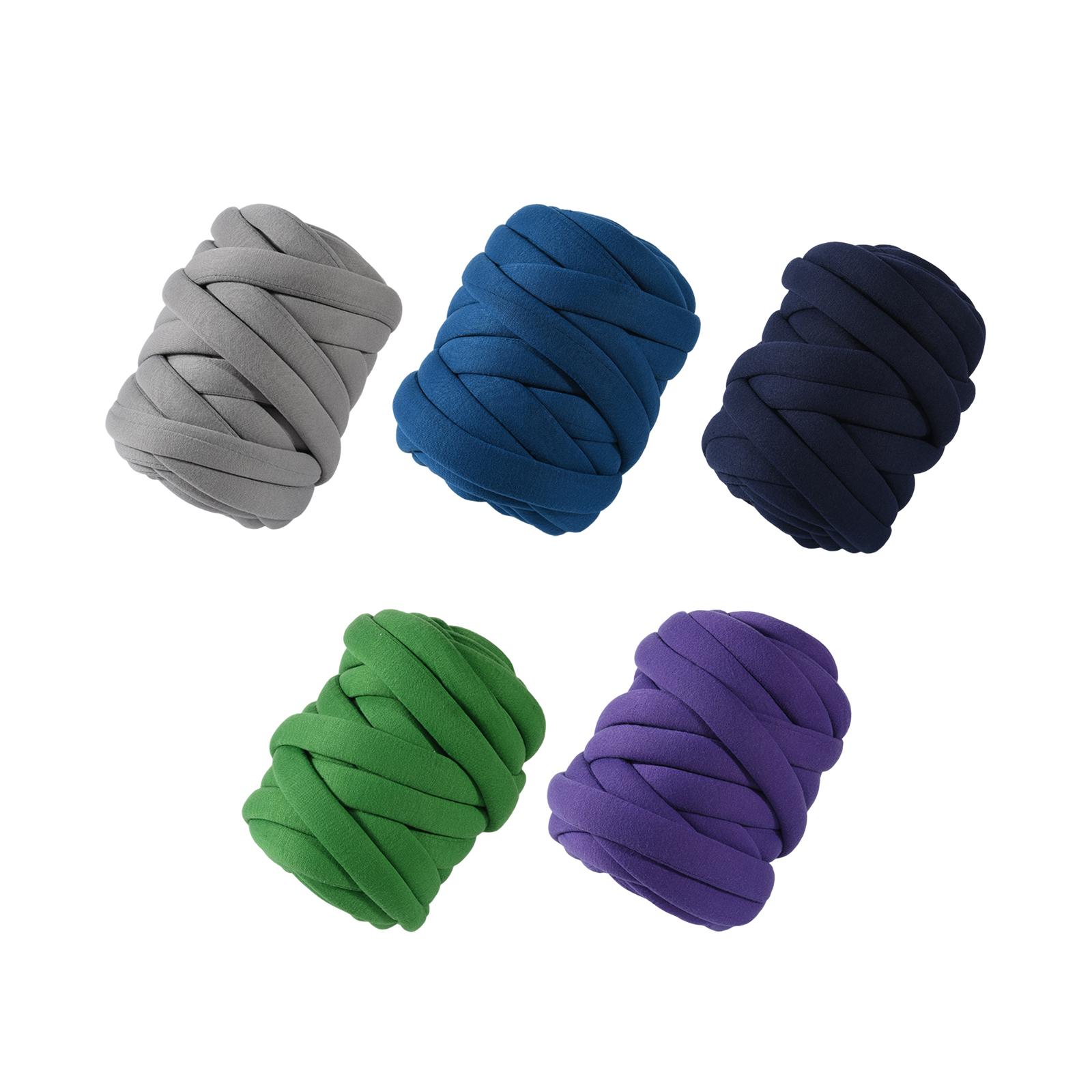 Throw Blanket Chunky Knit - Chunky Wool Yarn Lightweight Jersey Soft