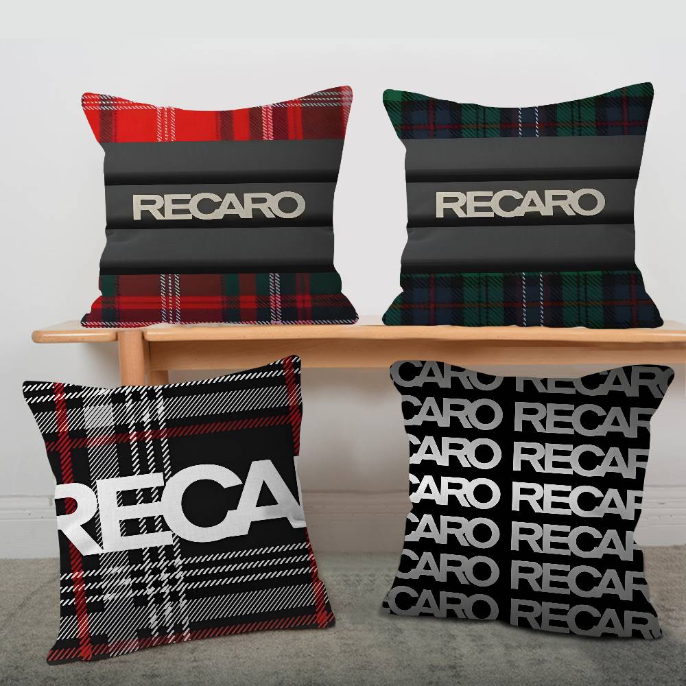 Home Textiles Logo - R-Recaros Logo Pillow Anime Pillow Sofa