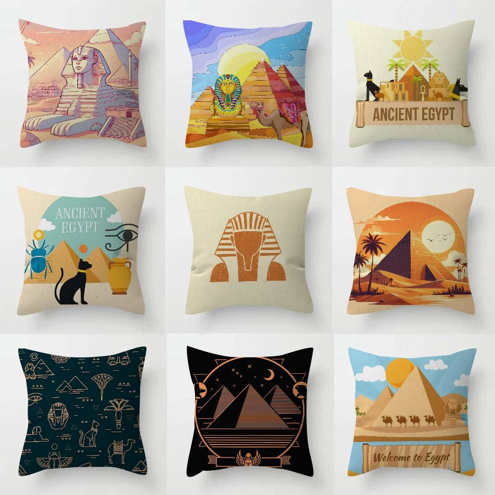 Home Textiles Egypt - Anime Ancient Egypt Cushion Cover Inches