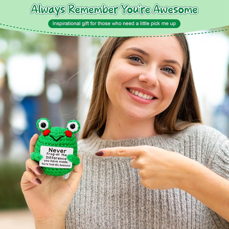 Funny Crochet Frog Figurines E - Home And Textiles Today 评论和价格