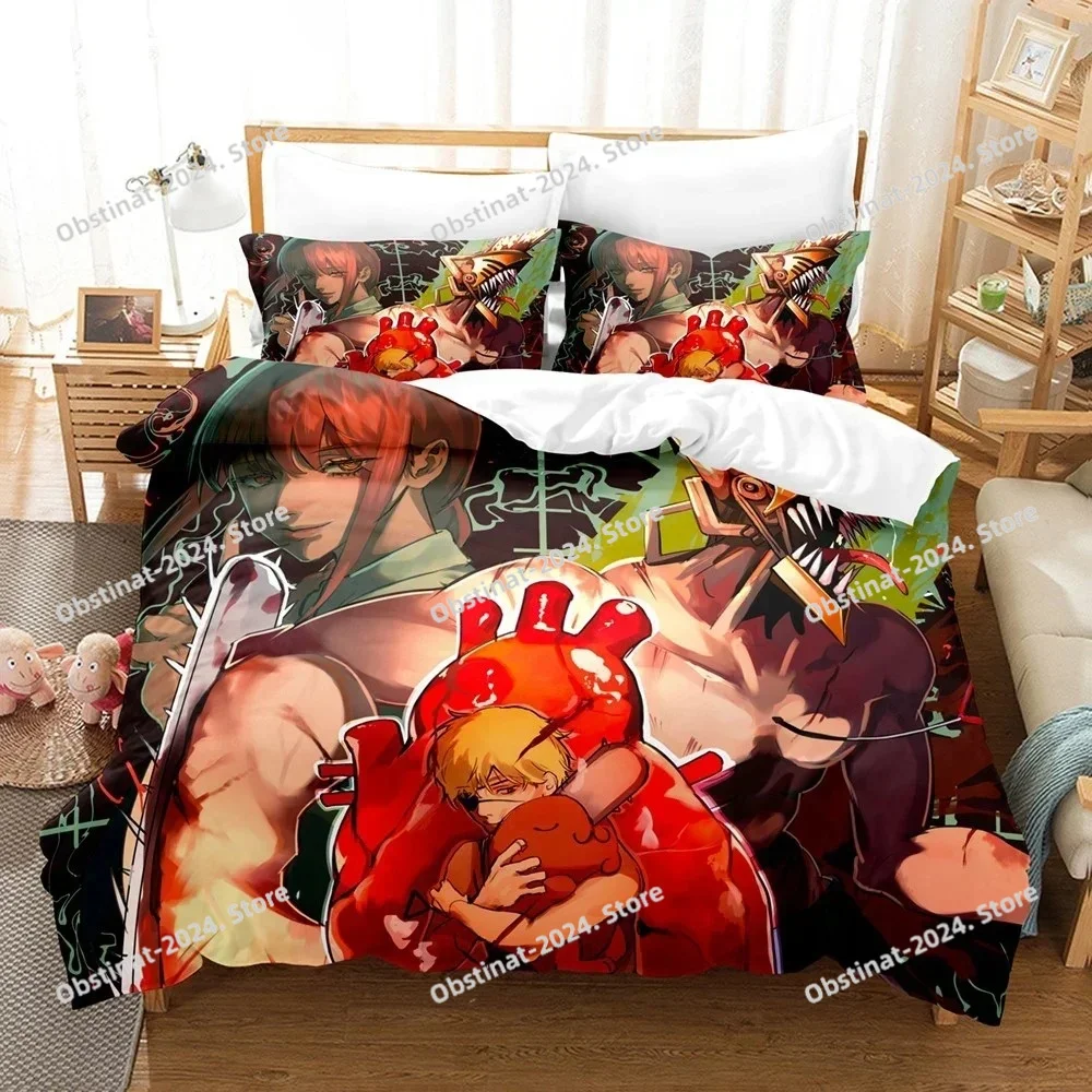 Chainsaw Man Bedding Set Anime - Home Textiles Bedding 评论和价格