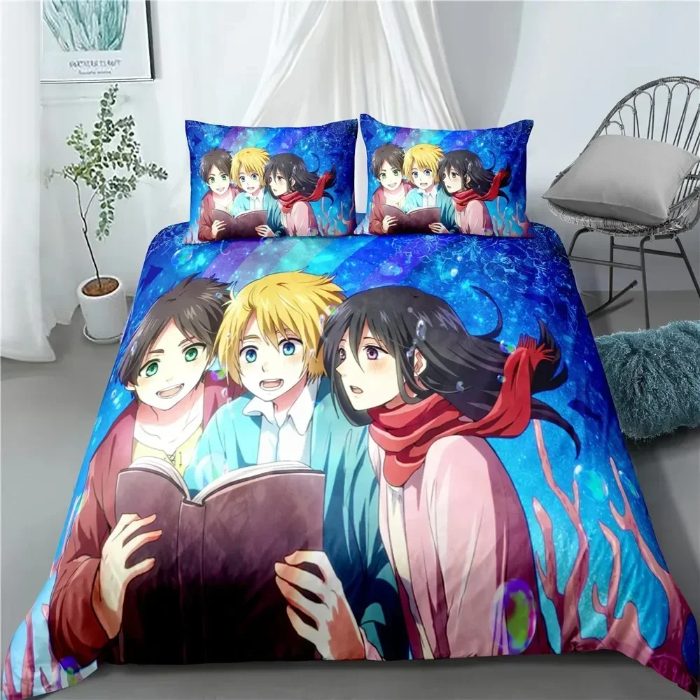 Fashion Anime Attack on Titan  - Home Textiles Bedding 评论和价格