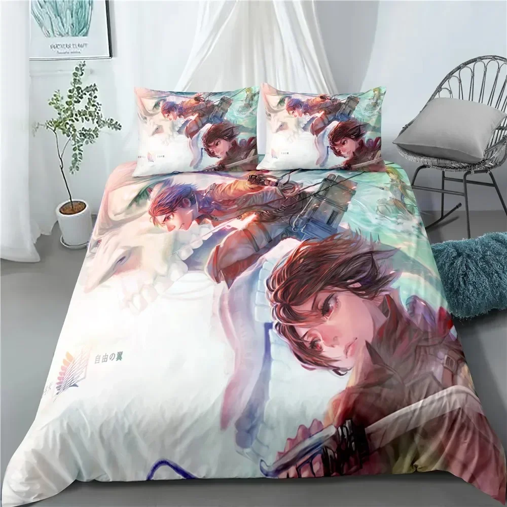 Fashion Anime Attack on Titan  - Home Textiles Bedding 评论和价格