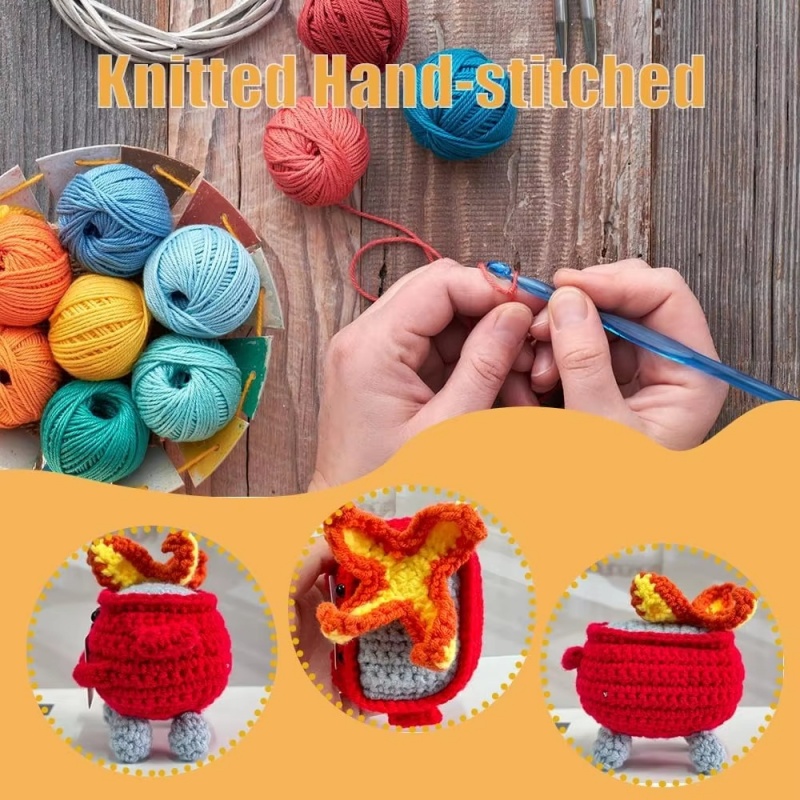 Handmade Crochet Dumpster Fire - Home And Textiles Today 评论和价格