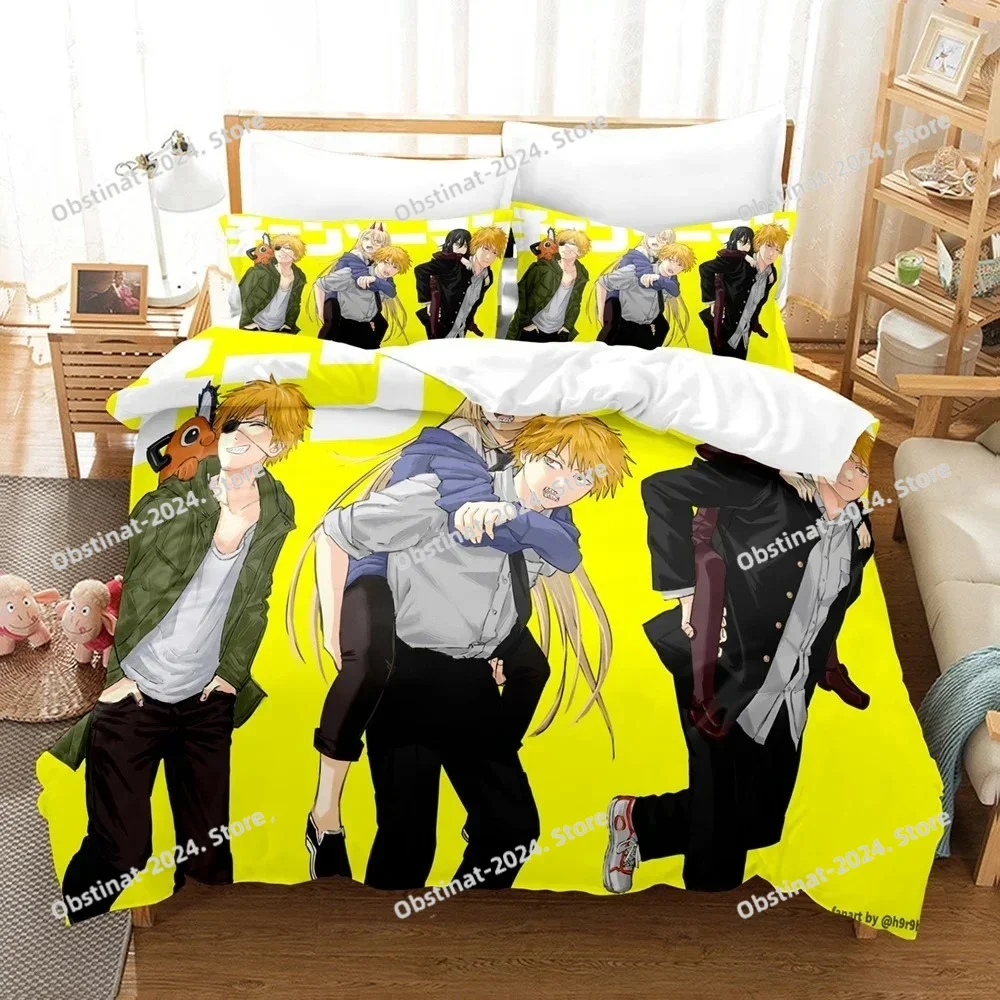 Chainsaw Man Bedding Set Duvet - Home Textiles Bedding 评论和价格