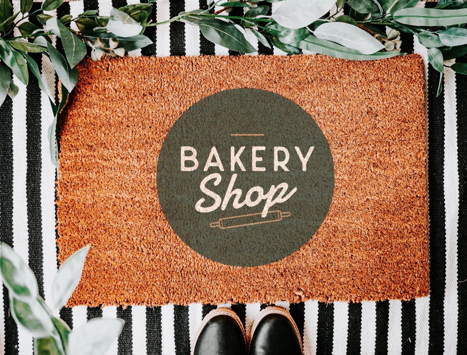 Brush Door Mat Personalised Fr - Home Textiles Logo 评论和价格
