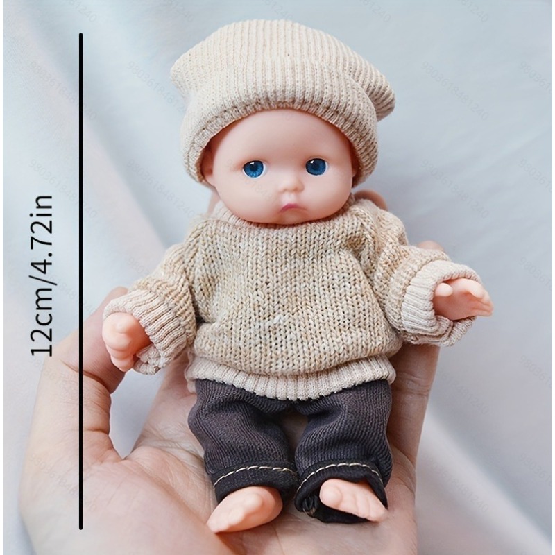 1pc 12cm Reborn Miniature Doll - Home And Textiles Today 评论和价格