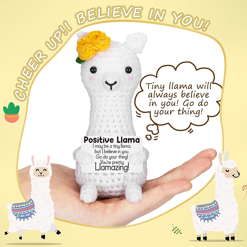 Funny Handmade Crochet Llama P - Home And Textiles Today 评论和价格