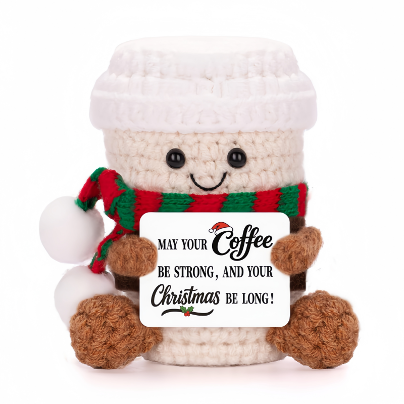 Handmade Crochet Coffee Doll w - Home And Textiles Today 评论和价格
