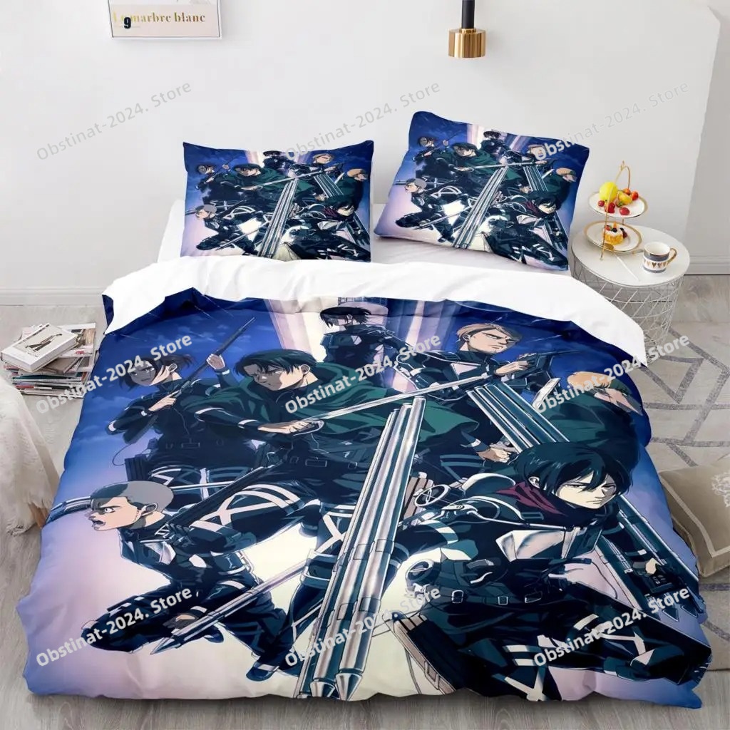 Anime Attack On Titan Bedding  - Home Textiles Bedding 评论和价格