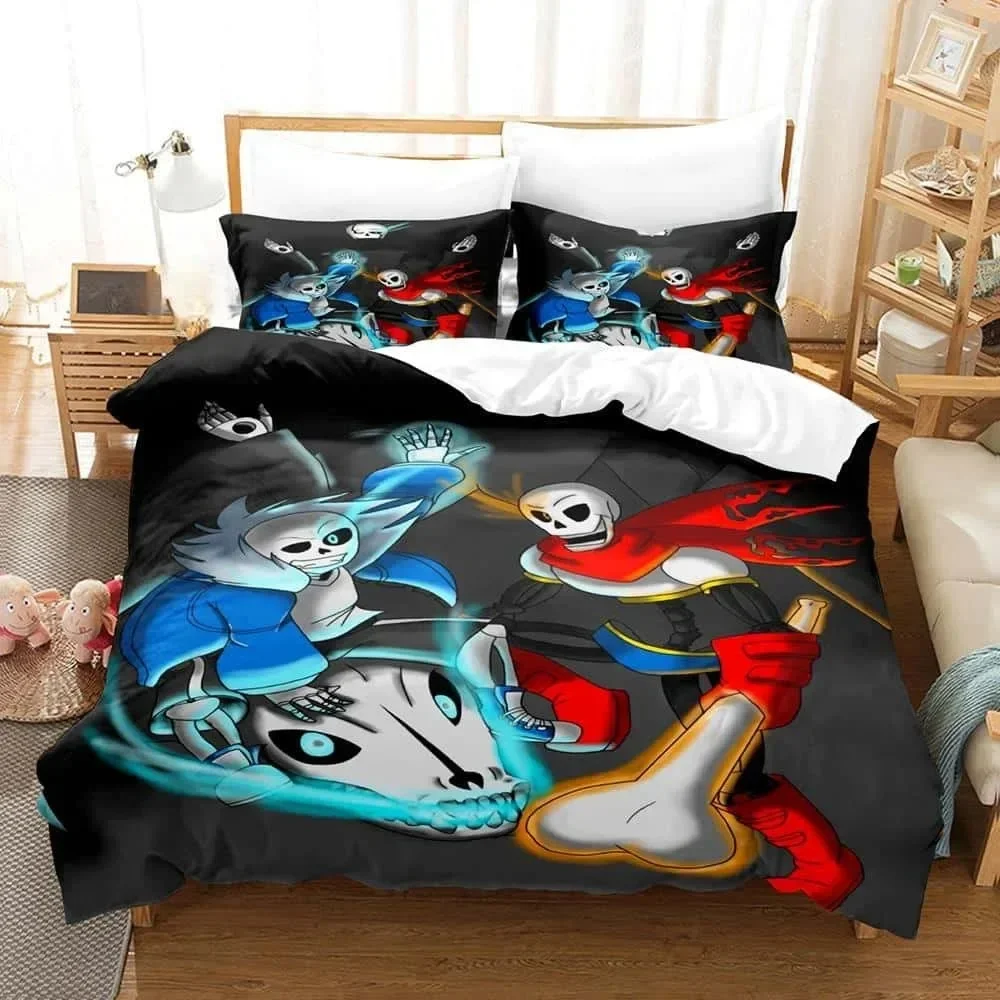 Cartoons Undertale Sans Beddin - Home Textiles Bedding 评论和价格
