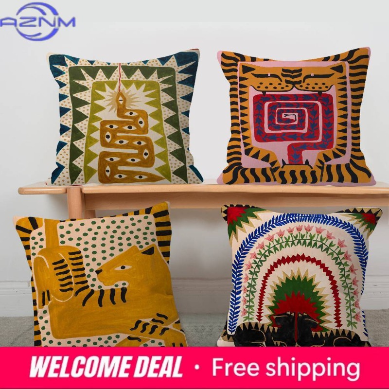 Ancient Egypt Abstract Colorfu - Home Textiles Egypt 评论和价格