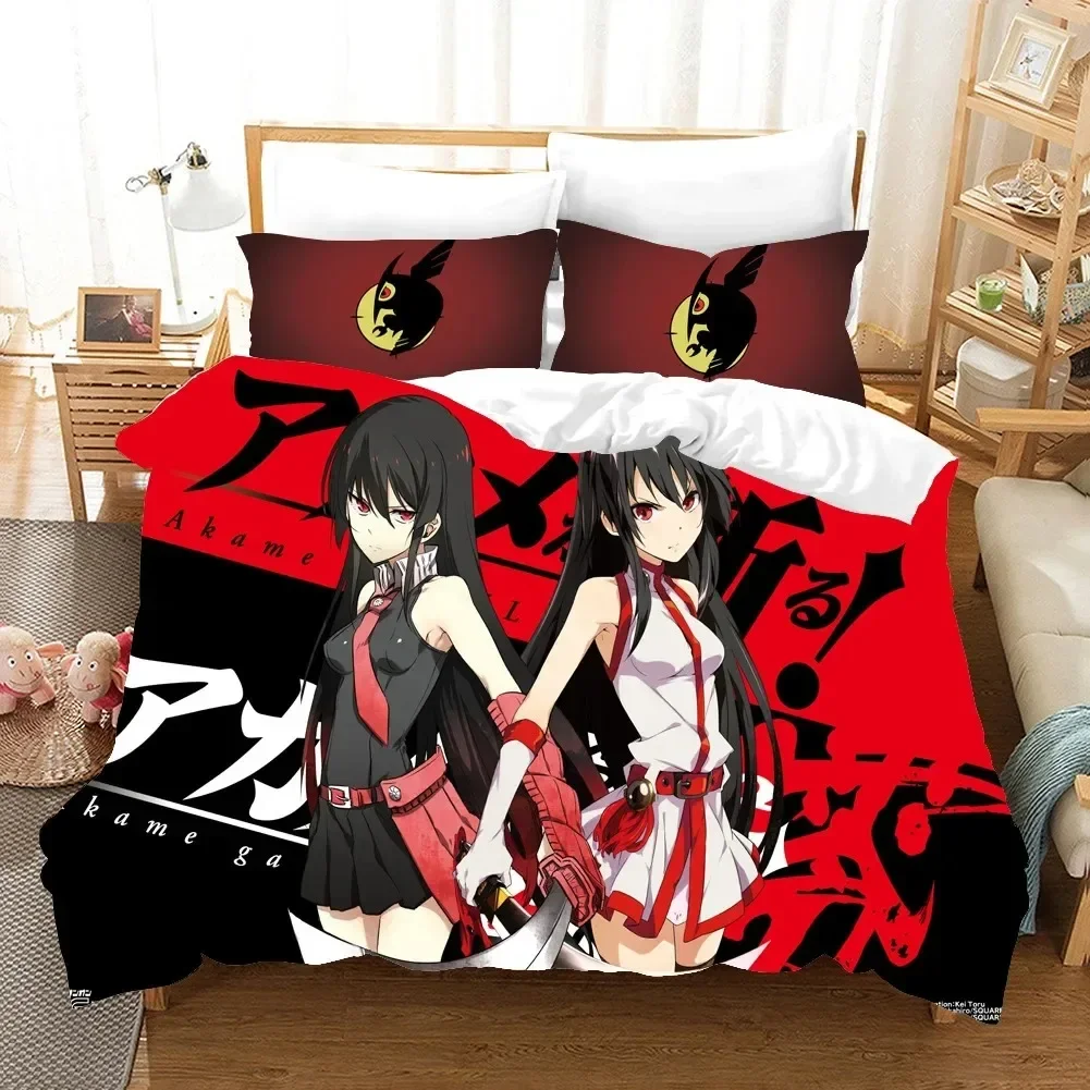 Anime Akame ga KILL Bedding se - Home Textiles Bedding 评论和价格