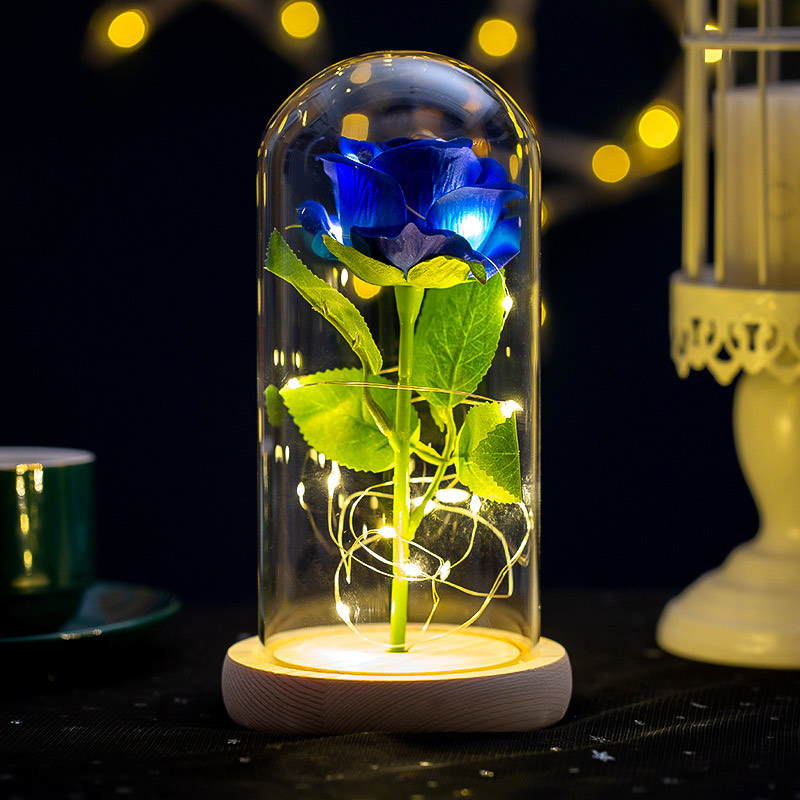 Glowing Plush Artificial Rose  - Home And Textiles Today 评论和价格