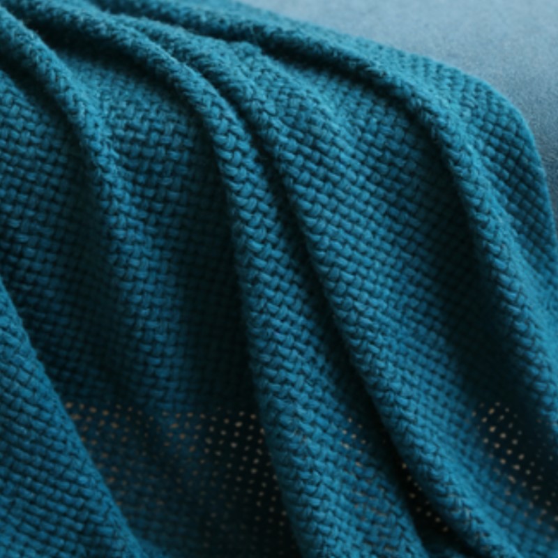Cable Knit Blue Gift Throw Bla - Throw Blanket Chunky Knit 评论和价格
