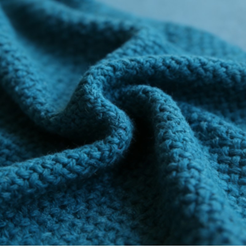 Cable Knit Blue Gift Throw Bla - Throw Blanket Chunky Knit 评论和价格