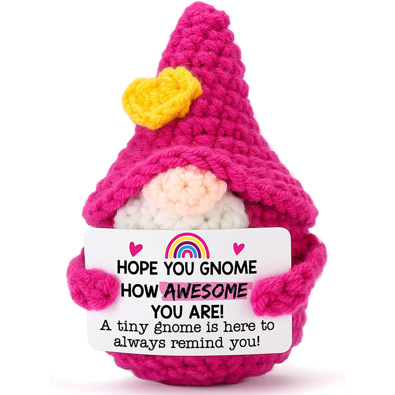 Positive Energy Crochet Gnome  - Home And Textiles Today 评论和价格