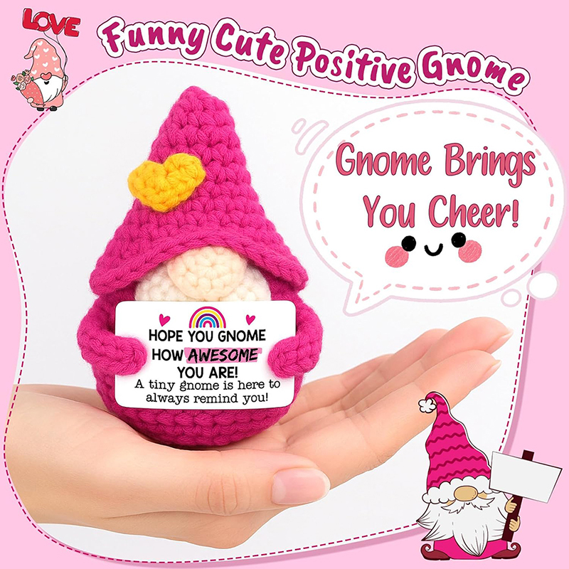 Positive Energy Crochet Gnome  - Home And Textiles Today 评论和价格