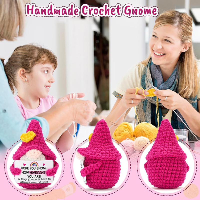 Positive Energy Crochet Gnome  - Home And Textiles Today 评论和价格