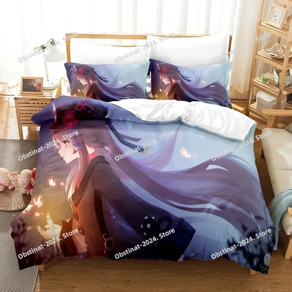 Hu Tao Bedding Set Genshin Imp - Home Textiles Bedding 评论和价格