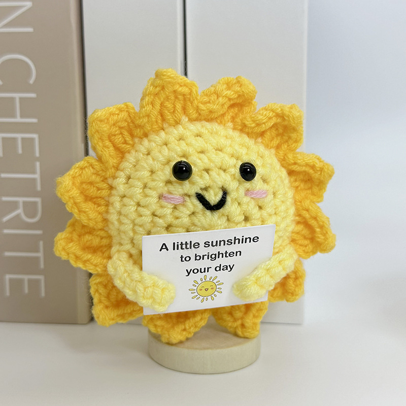 Funny Positive Crochet Sunshin - Home And Textiles Today 评论和价格