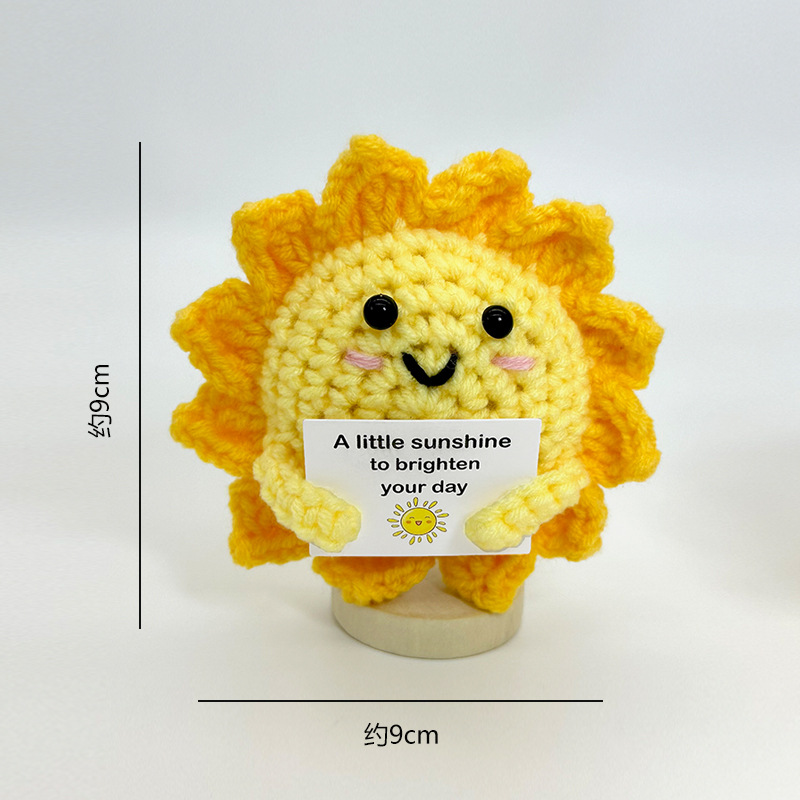 Funny Positive Crochet Sunshin - Home And Textiles Today 评论和价格