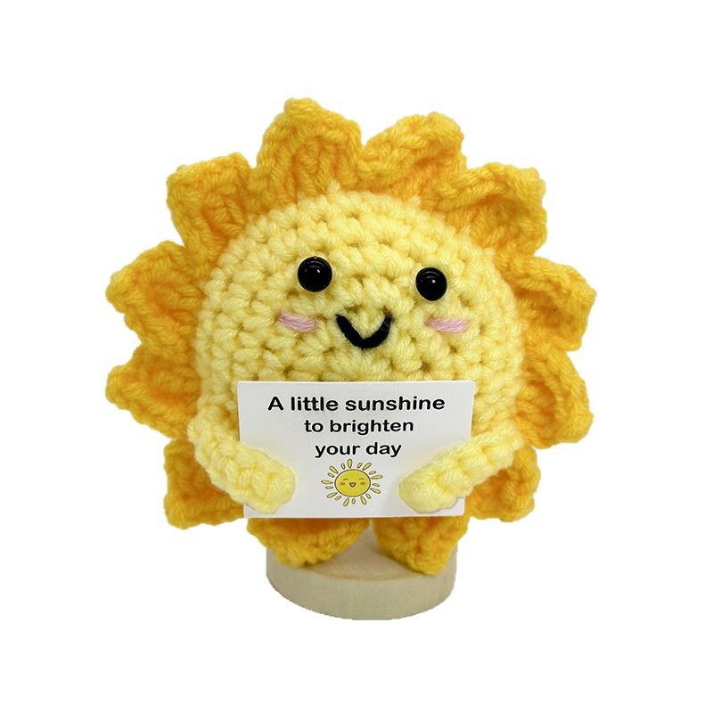 Funny Positive Crochet Sunshin - Home And Textiles Today 评论和价格