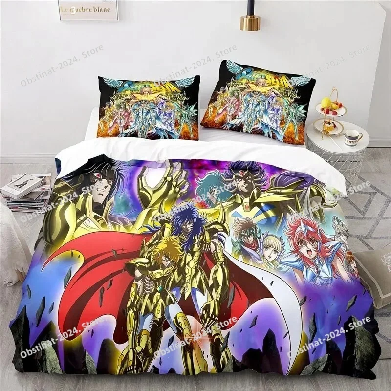 Anime Saint Seiya Bedding Set  - Home Textiles Bedding 评论和价格