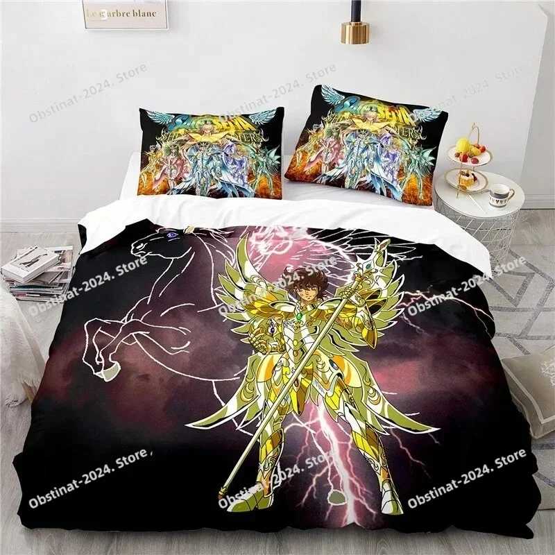 Anime Saint Seiya Bedding Set  - Home Textiles Bedding 评论和价格
