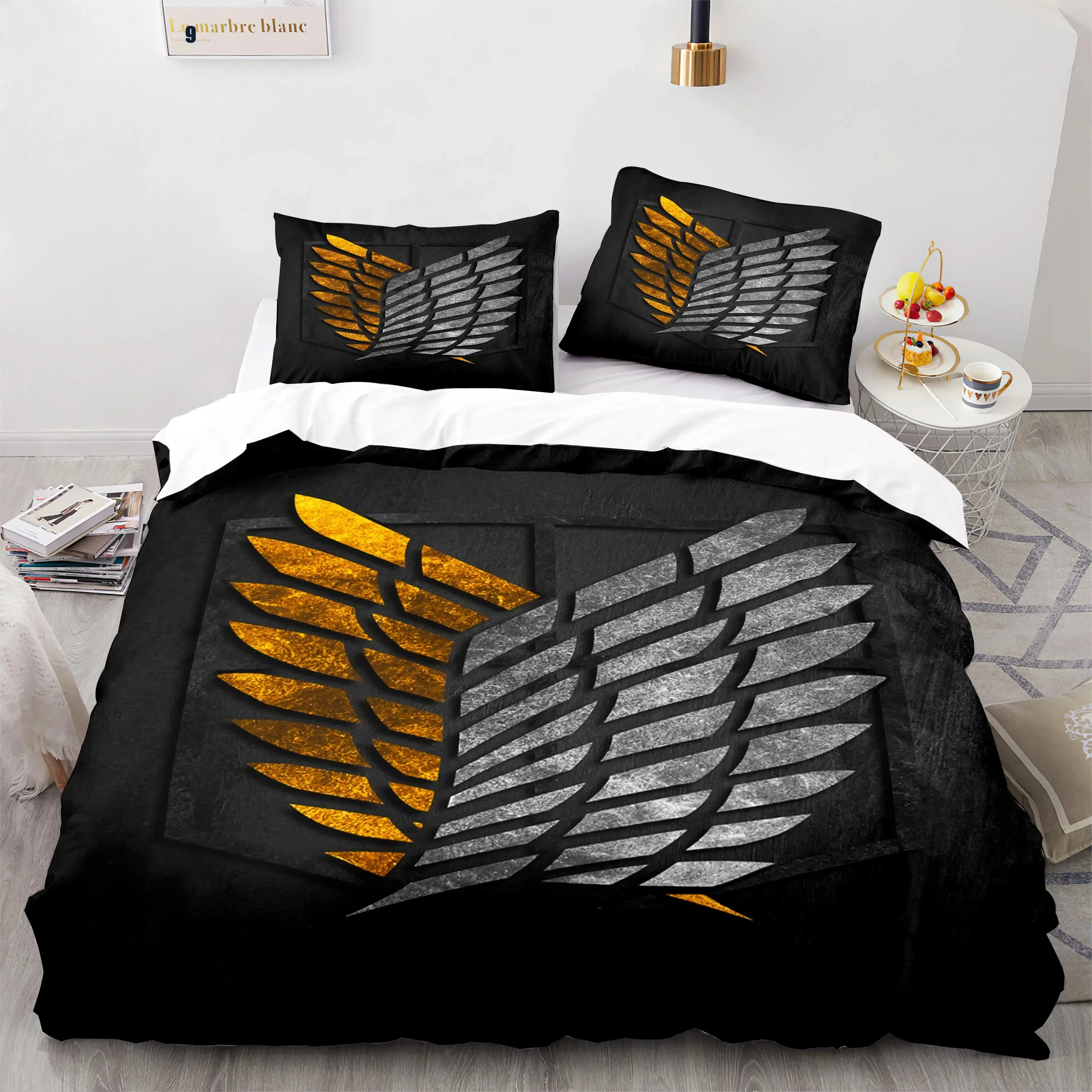 Anime Attack On Titan Home Tex - Home Textiles Bedding 评论和价格
