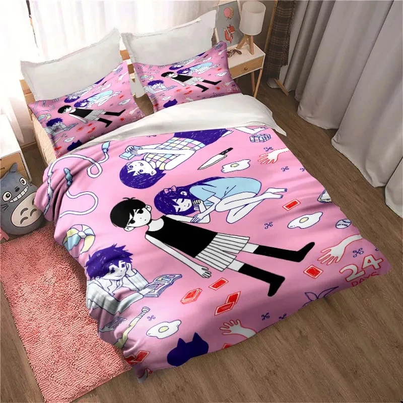 Fashion 3D Printed Anime Omori - Home Textiles Bedding 评论和价格