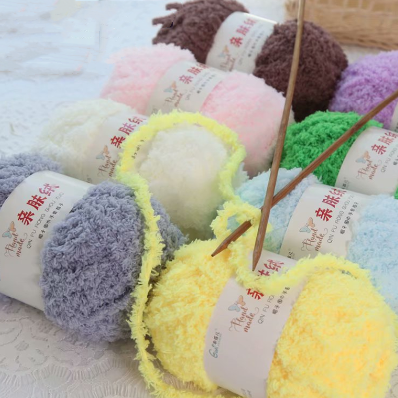 Chenille Plush Chunky Yarn for - Throw Blanket Chunky Knit 评论和价格