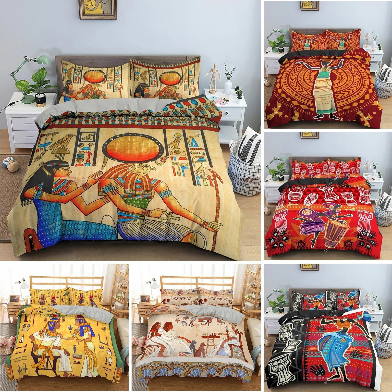 Egyptian Ancient Egypt Tribe C - Home Textiles Egypt 评论和价格