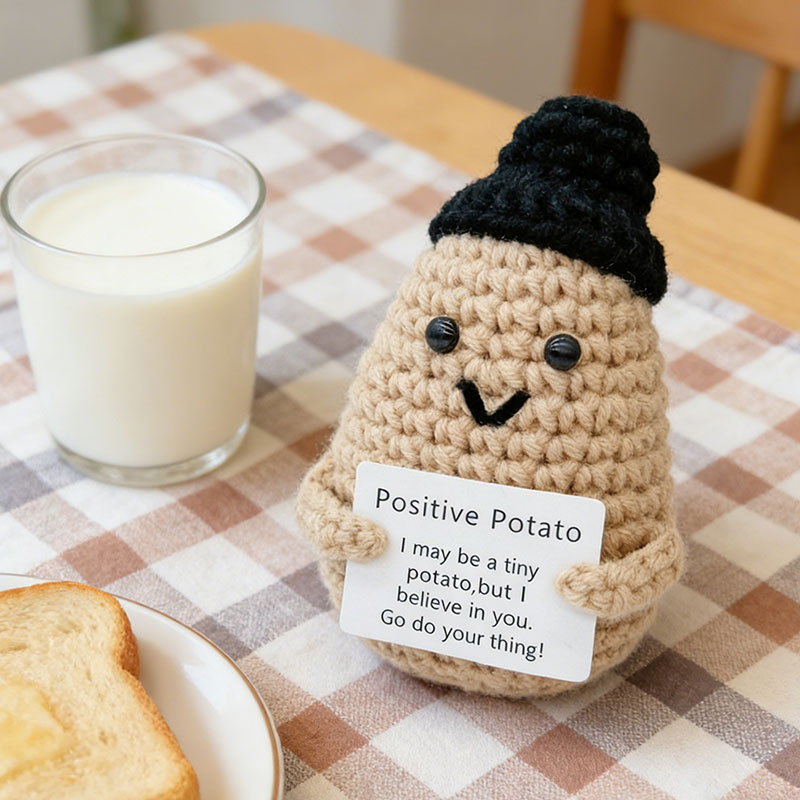 Cute Positive Potato Crochet D - Home And Textiles Today 评论和价格